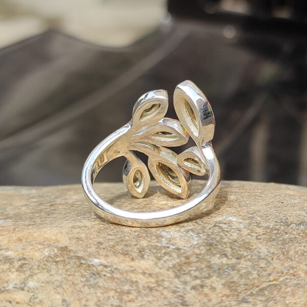 Sterling Silver Citrine November Birthstone Ring - Image 3