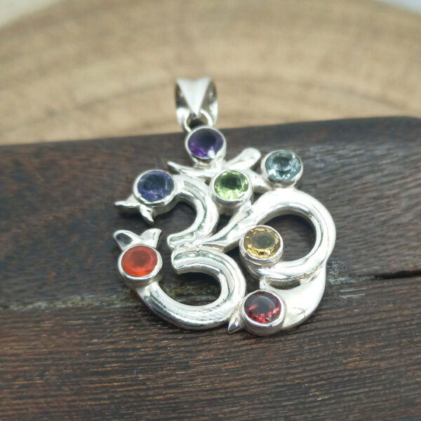 925 Sterling Silver Chakra Pendant - Image 4