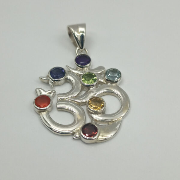 925 Sterling Silver Chakra Pendant - Image 3