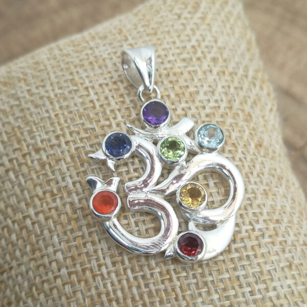 925 Sterling Silver Chakra Pendant - Image 2