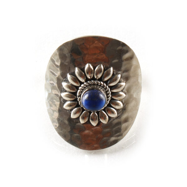Lapis Lazuli Boho Silver Ring SHR144 - Image 2