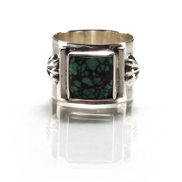 Turquoise Gems Silver Ring SHR147