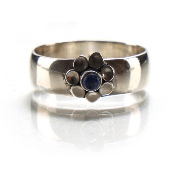 Lapis Lazuli Silver Boho Ring SHR149