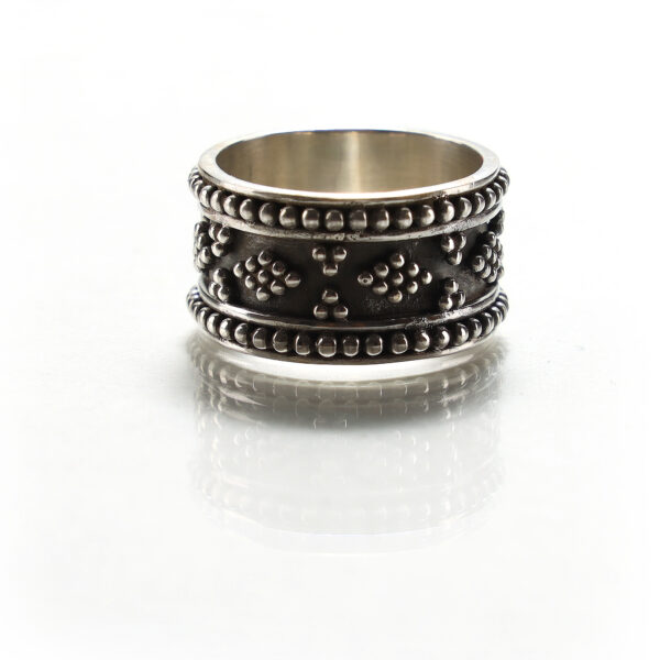 Sterling silver boho ring SHR152 - Image 2