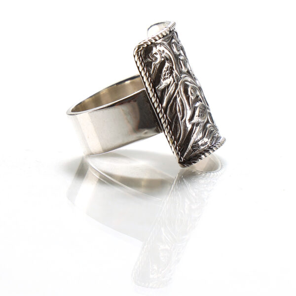Peacock Sterling Silver Ring SHR153 - Image 4
