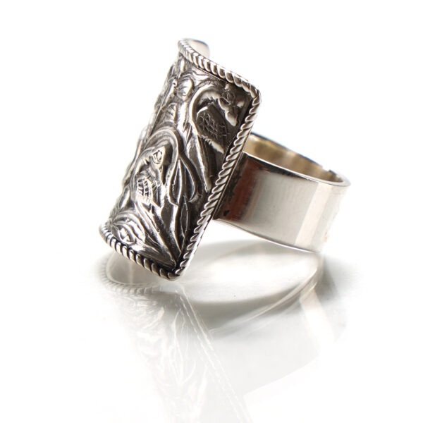 Peacock Sterling Silver Ring SHR153 - Image 2