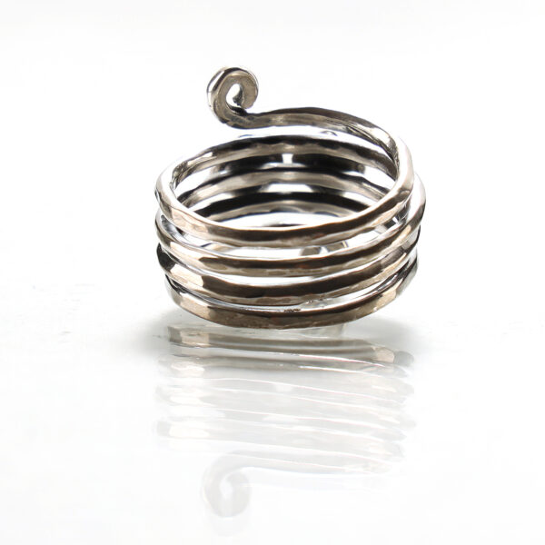 Lotus Ring In 925 Sterling Silver SHR156 - Image 3