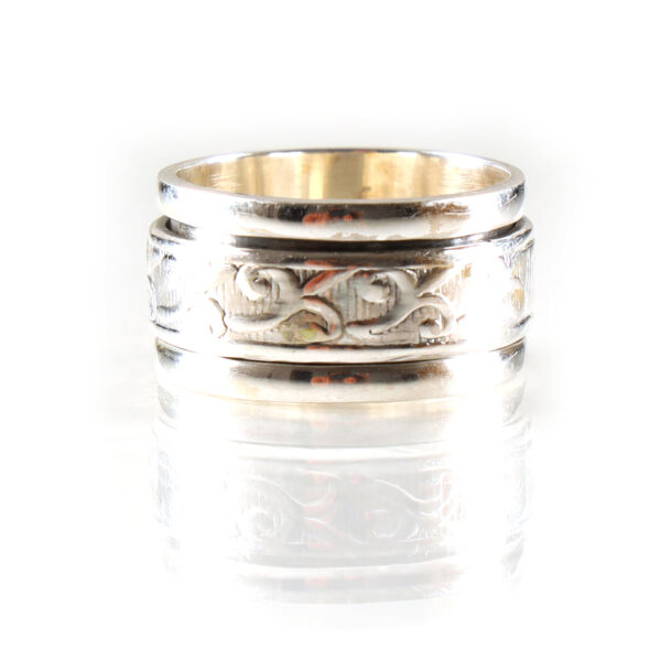 Anniversary Ring | 925 Sterling Silver Spinner Ring | SHR160 - Image 3